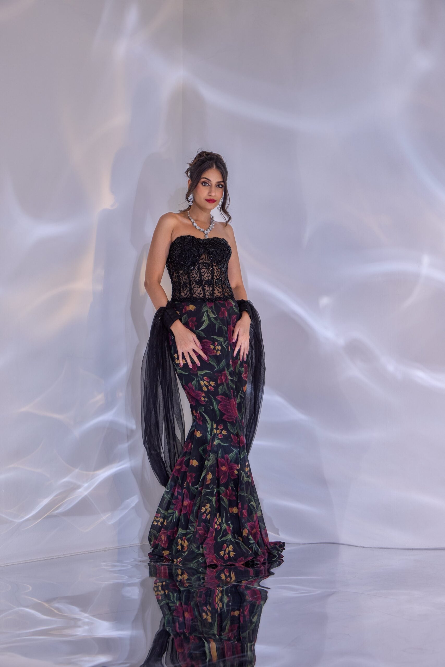 Selena Mermaid Trail Skirt Set - Custom image
