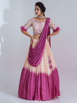 Pale Purple Lehenga Set image 2
