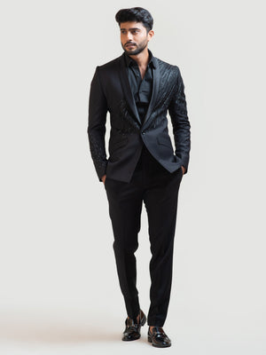 Black Rain Blazer Set - M image
