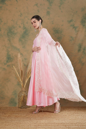 Baby Pink Anarkali image 5