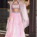 Pink Reana Lehenga Set image 0