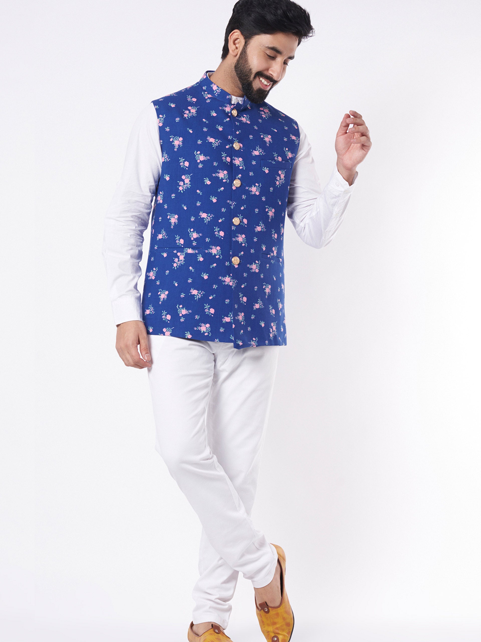 Cobalt Blue Bundi Jacket - L image