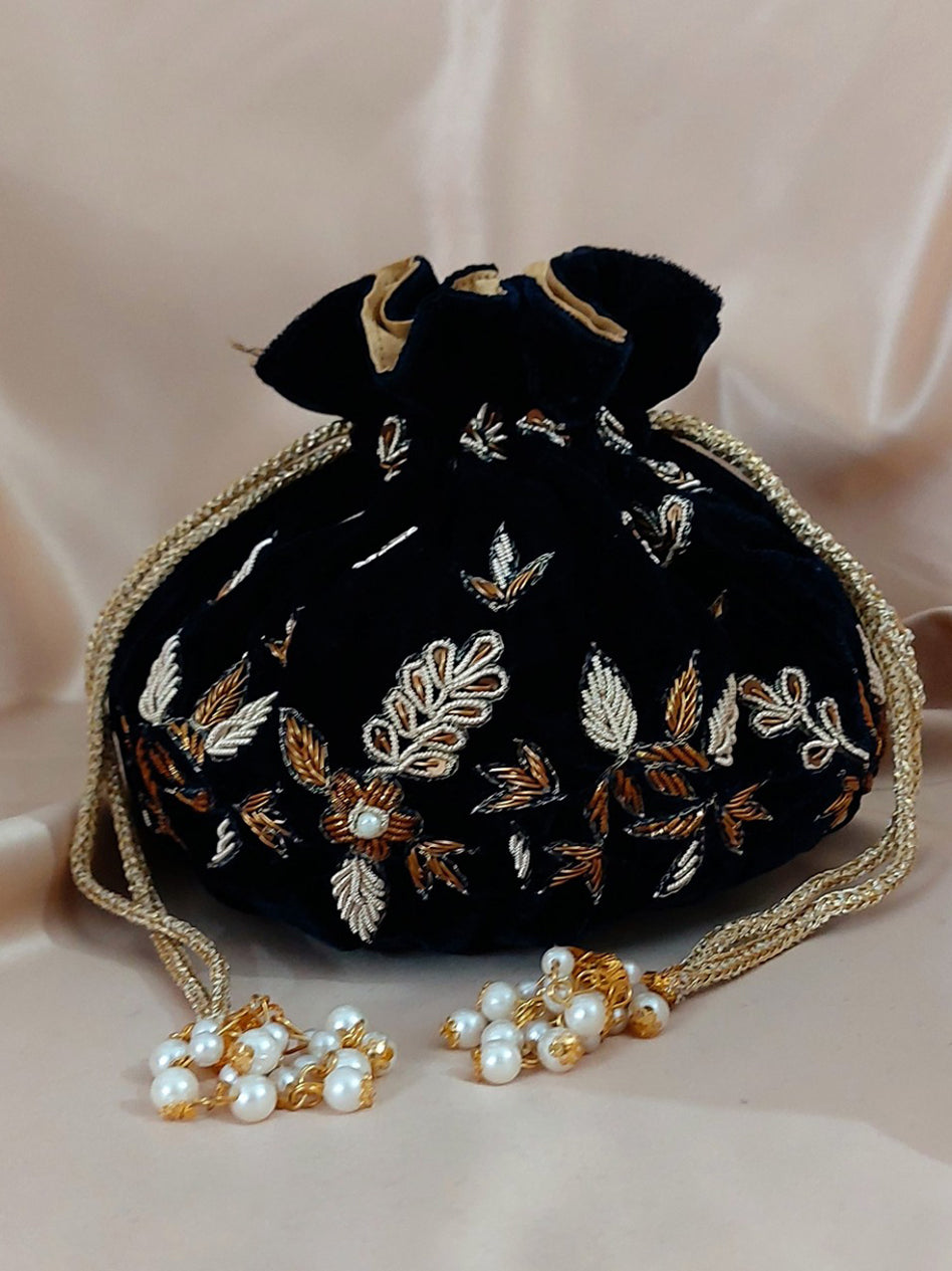 Black Potli Bag image 0