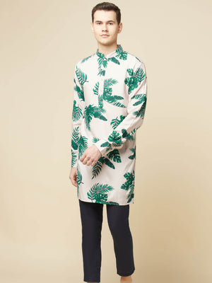 Tropical Green Kurta image 7