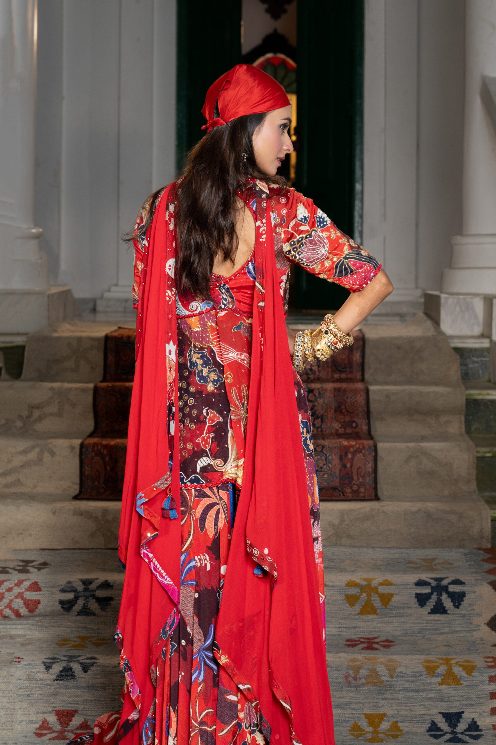 Boho Printed Sharara Set image 1