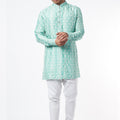Celeste Silk Kurta Set image 0