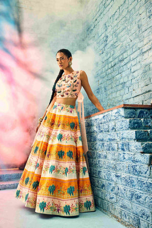 Multi-Colour Skirt Elegant Set - Custom image