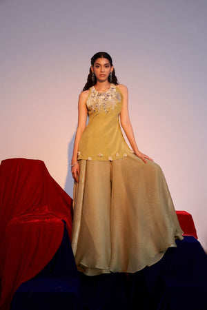 Seagreen Serenity Sharara - L image