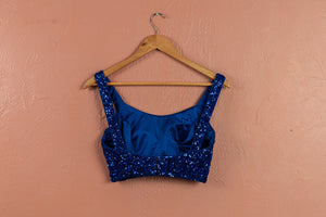 Cobalt Radiance Lehenga Set image 2
