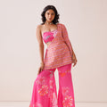 Pink One-Shoulder Blazer Set image 0