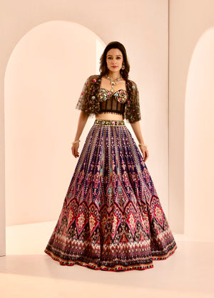 Sanjh Lehenga Set image 9