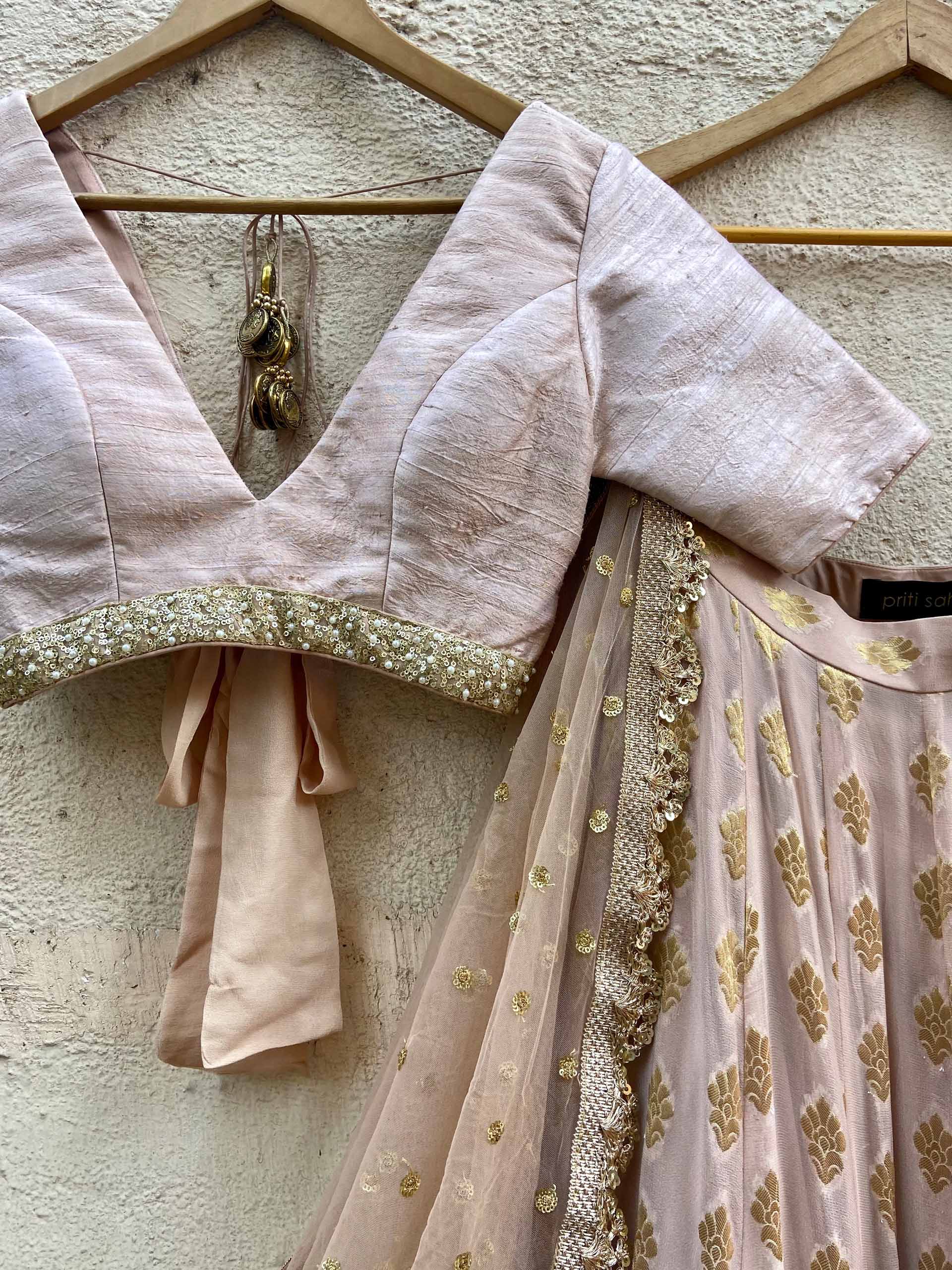 Nude Butti Lehenga Set image 4
