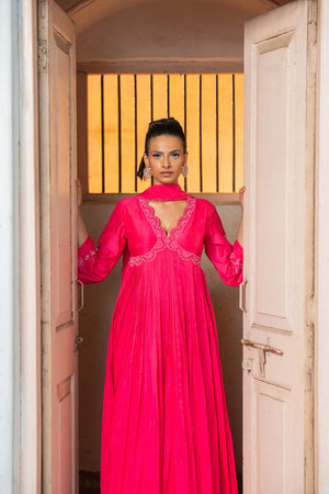 Rosy Flared Dress image 4