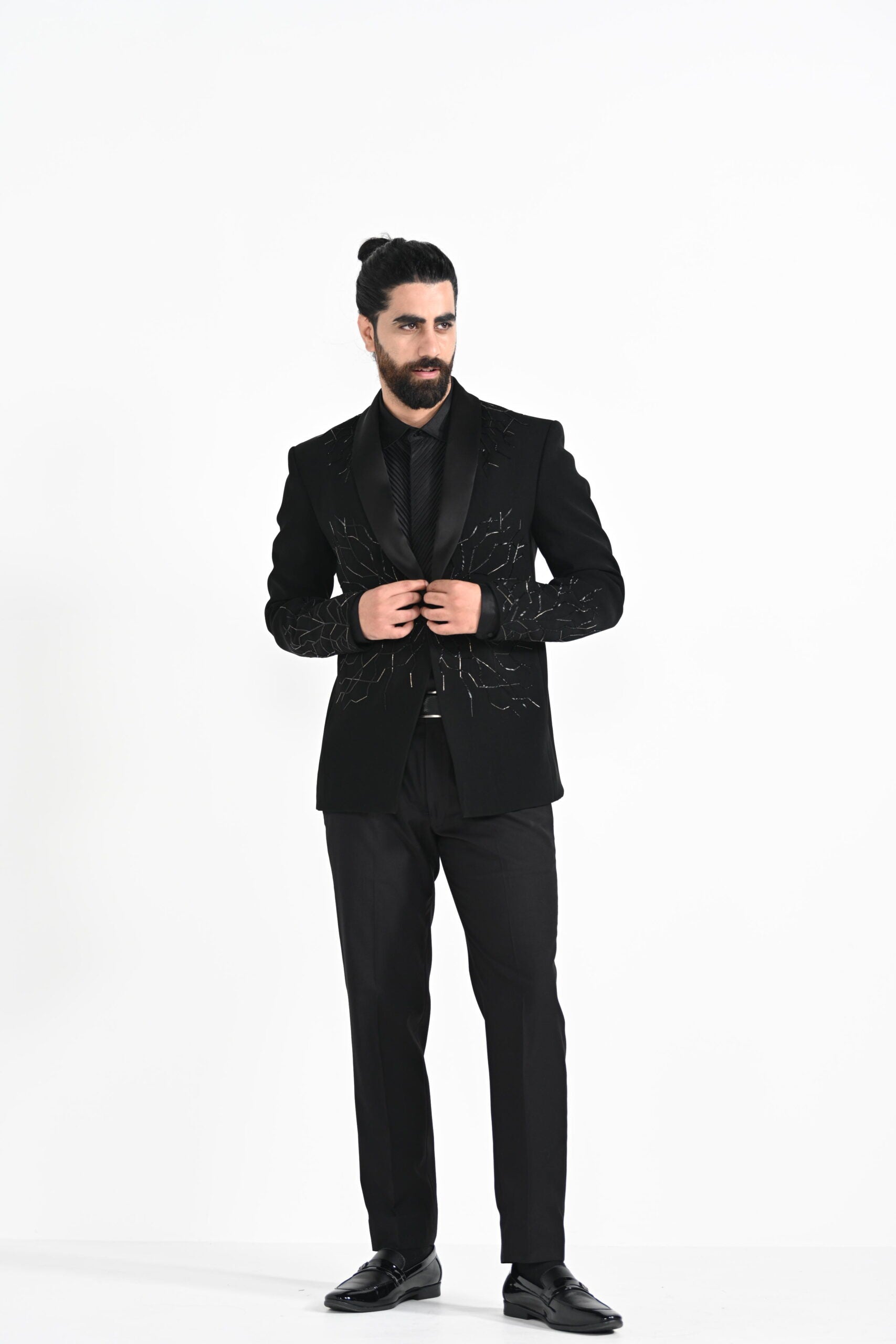 Electric Lines Tuxedo Set - L image