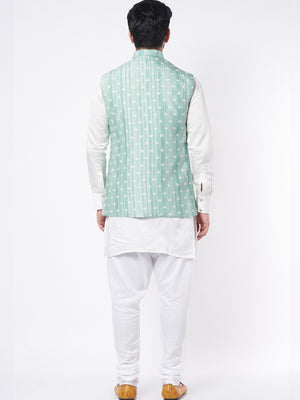 Celeste Silk Bundi Jacket Set image 2