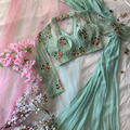 Sea Green Saree image 0