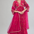 Printed Anarkali set image 0