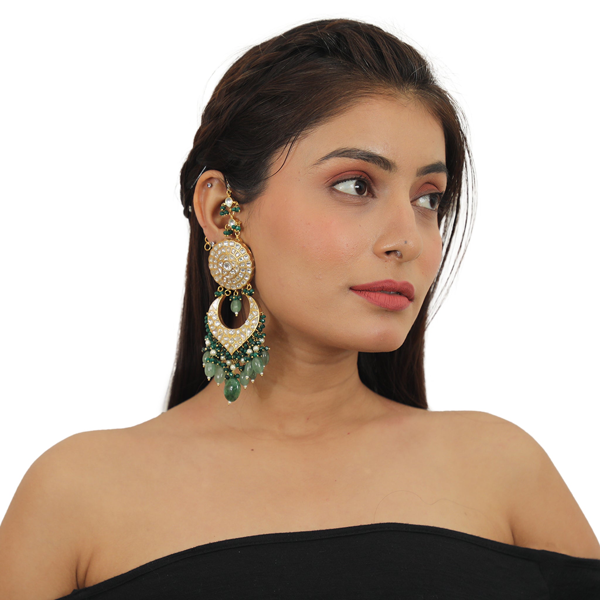 Bridal Double Layered Necklace Set image 4