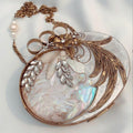 Mother of Pearl with Floral Motifs Clutch image 0