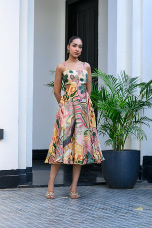 Flora Cut out Applique Dress image 0