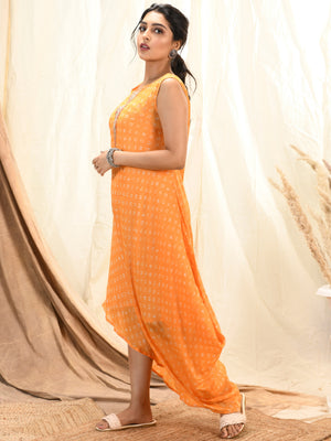 Mango Bandhni Kurta image 1