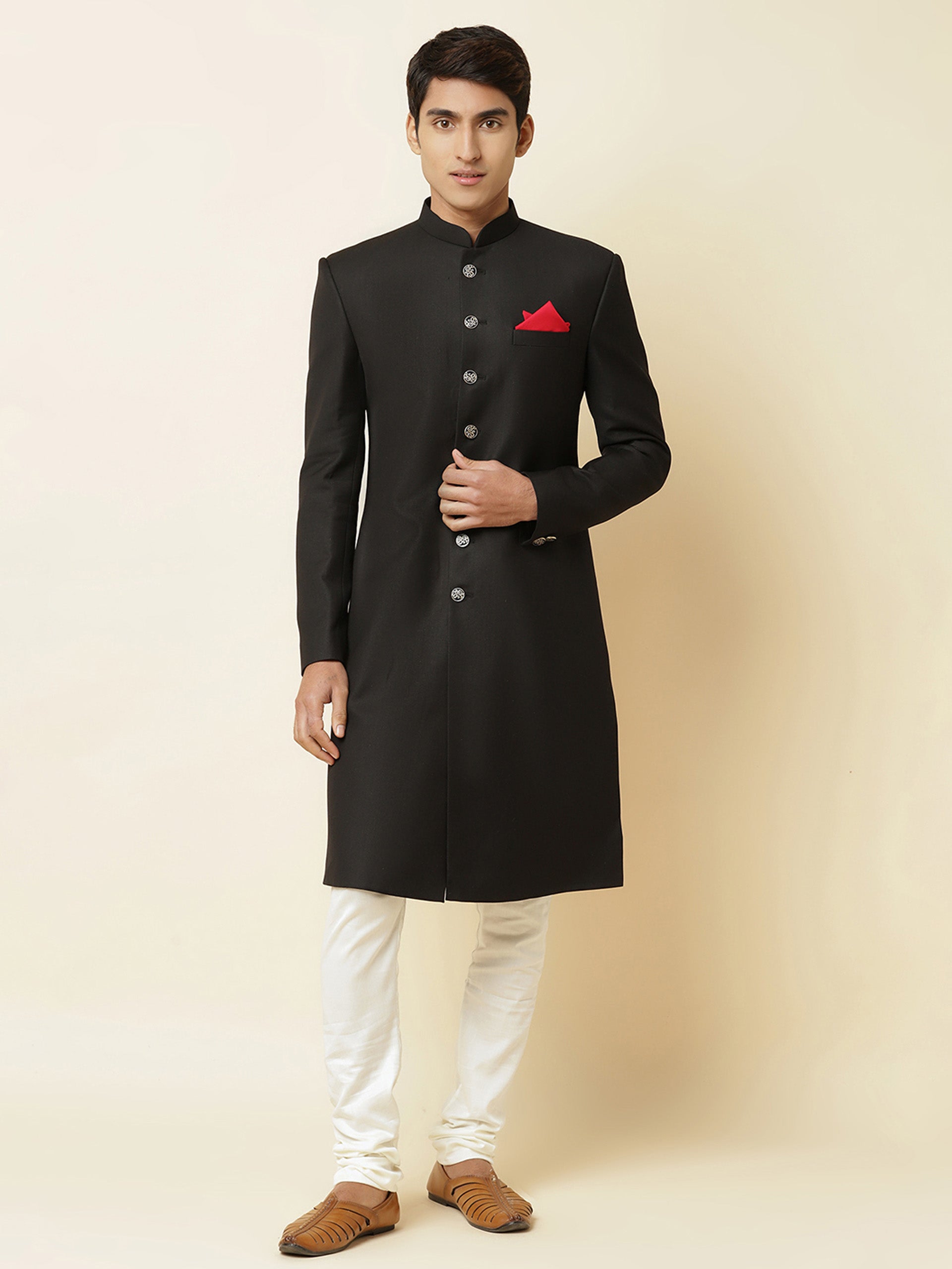 Black Sherwani Set image 0