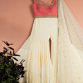 Ivory Rose Radiance Sharara Set image 0