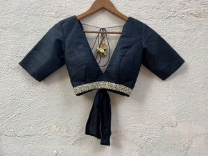 Black Ruffle Lehenga Set image 4