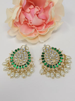 Roopa Earring - Green image