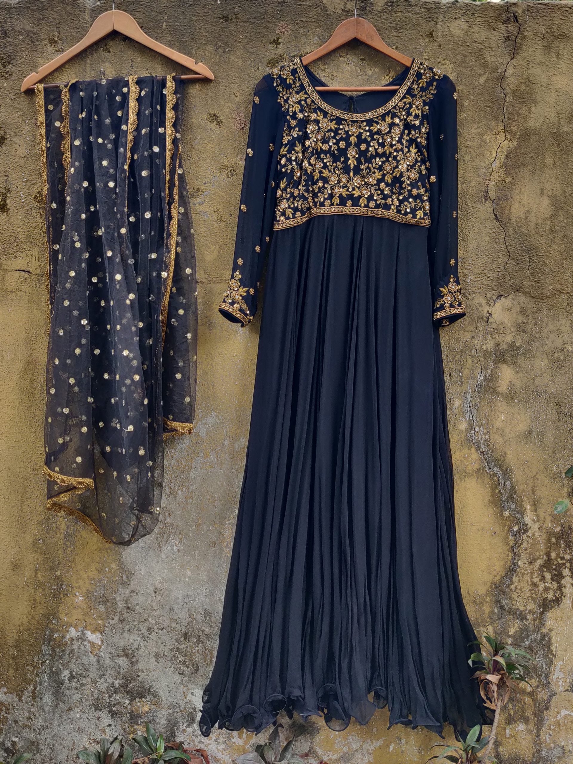 Black Anarkali image 0