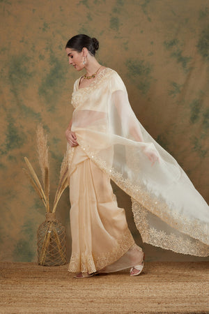 Ivory Saree image 1