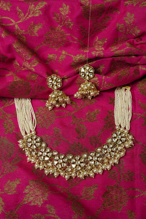 White Pearl Choker Set image 4