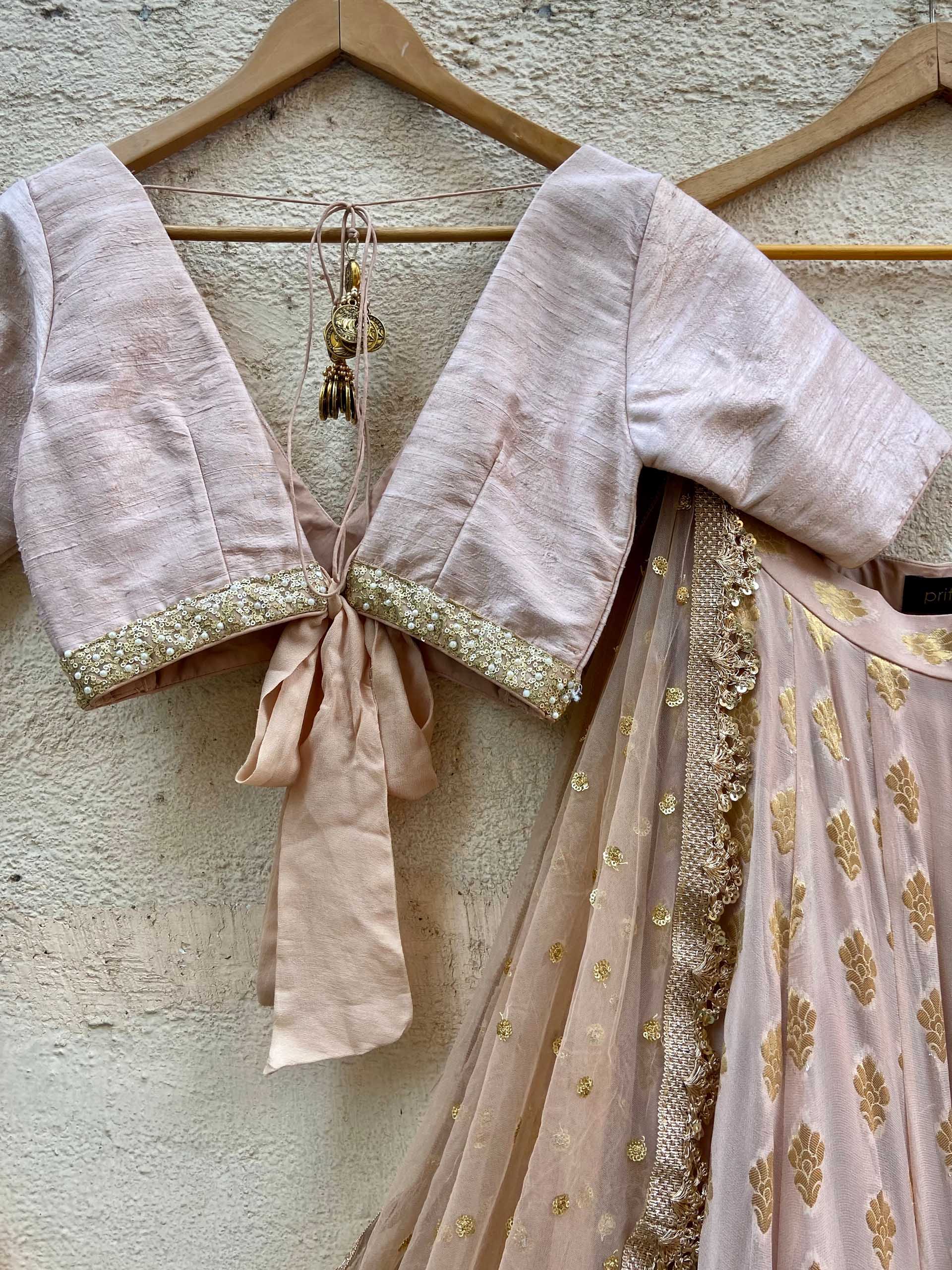 Nude Butti Lehenga Set image 1