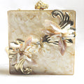 Floral Mother of Pearl Clutch image 0