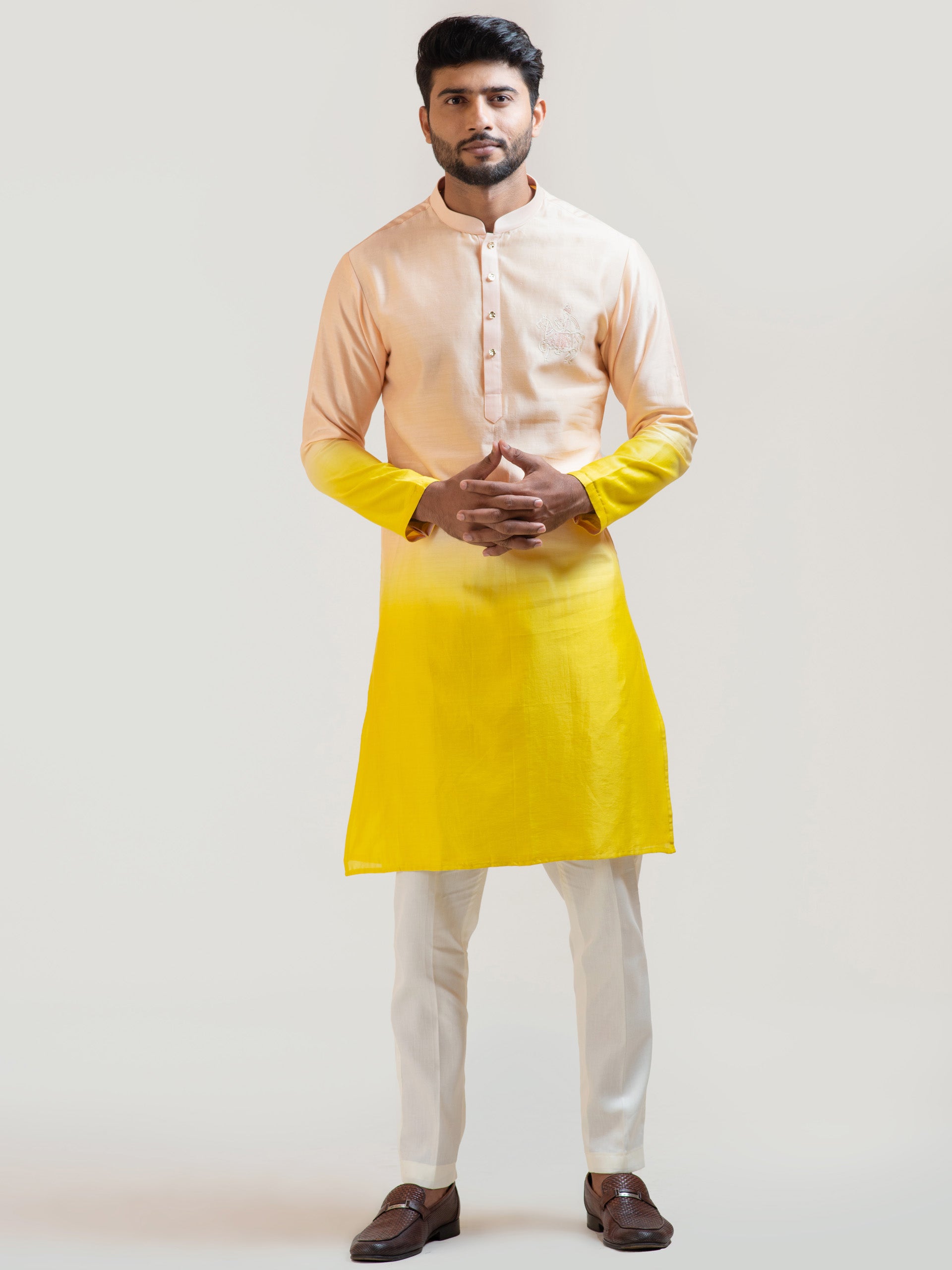 Sunrise Shaded Kurta Set - S image