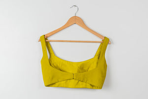 Charteuse Green Sharara With Yellow Multicolor Jacket image 6