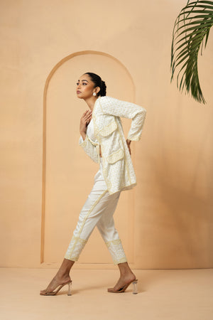 Ivory Pearl Embellished Co-ord Set image 1