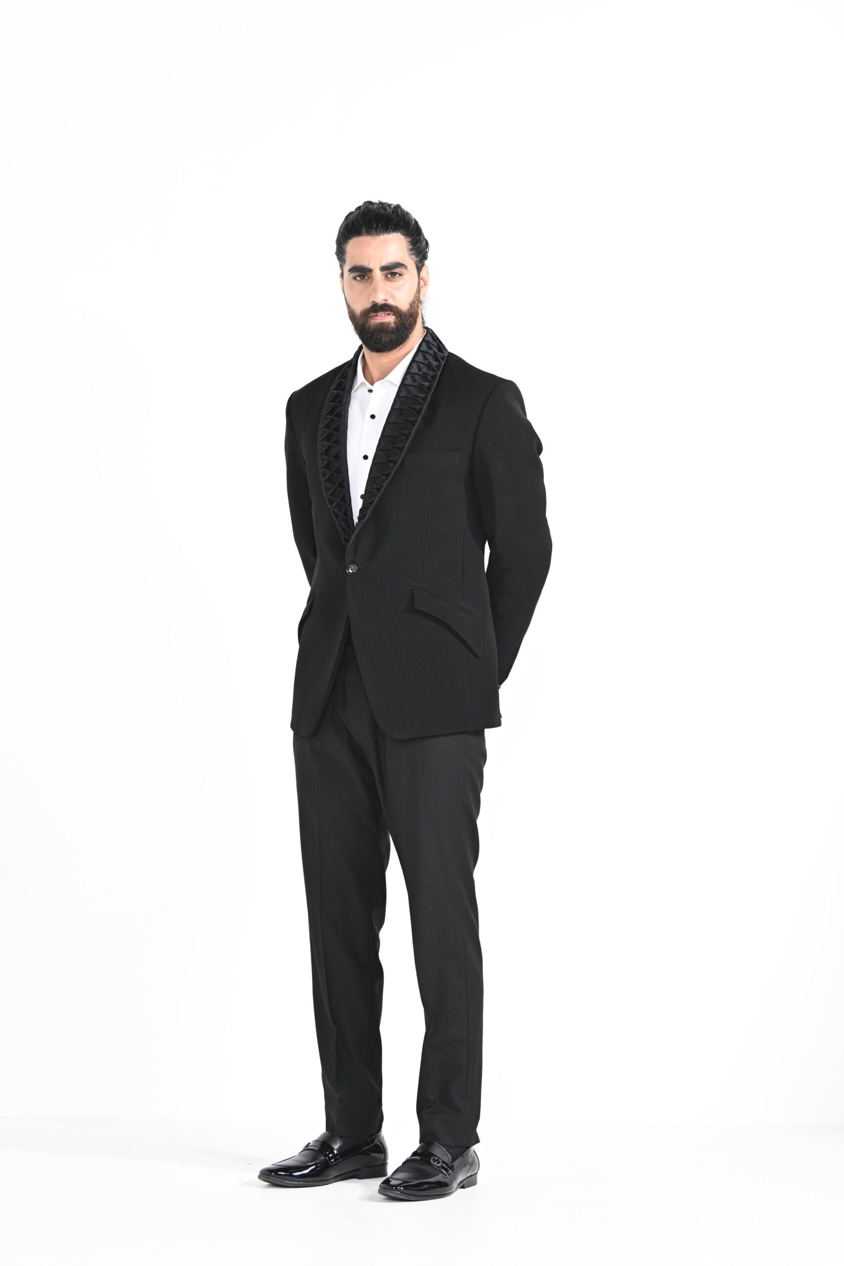 Bow lapel Tuxedo Set image 8