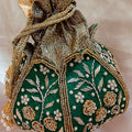 Emerald Green Potli Bag image 0