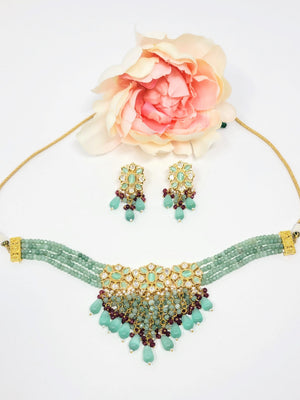 Mint Green Choker Set image 2