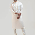 Cream Paradise Kurta Set image 0