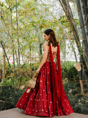 Aarzo Corset Lehenga Set image 1