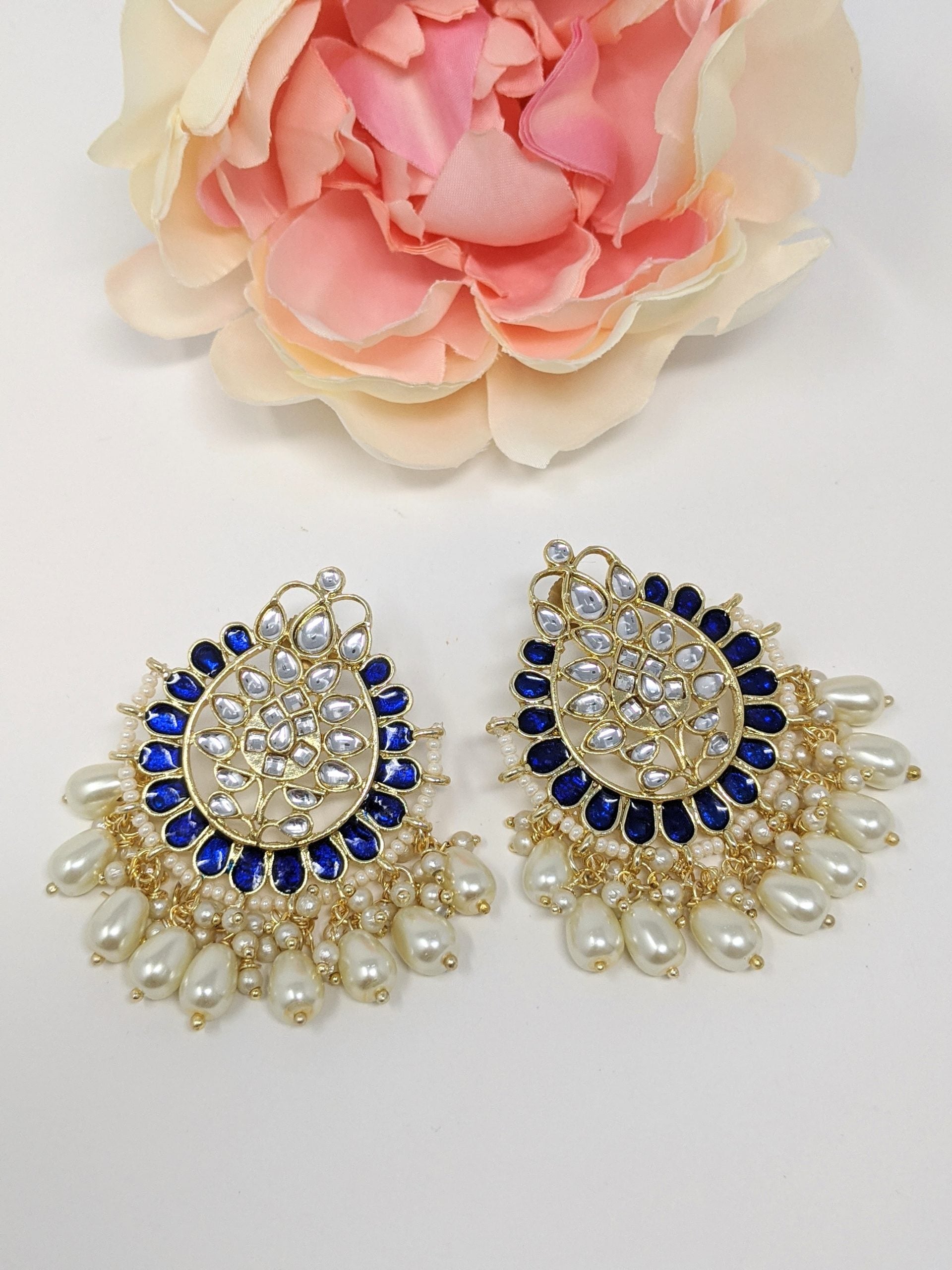 Roopa Earring - Blue image