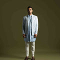 Ice Blue Achkan Set image 0