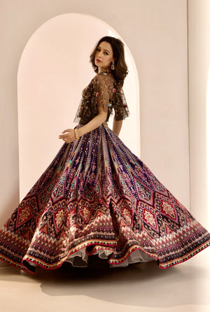 Sanjh Lehenga Set image 6