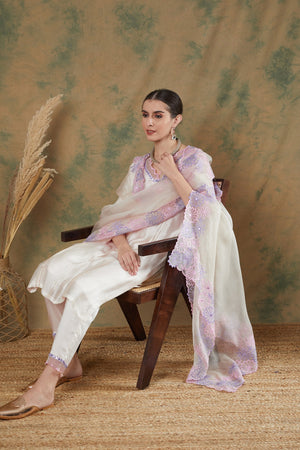 Ivory Suit Three Piece Set image 2