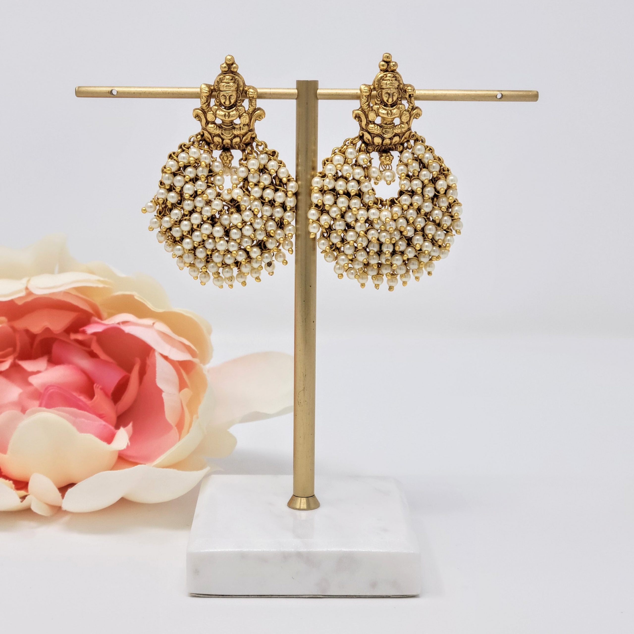 Laxmi Pearl Earrings image 3