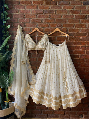 Ivory Sharmily lehenga set - L image