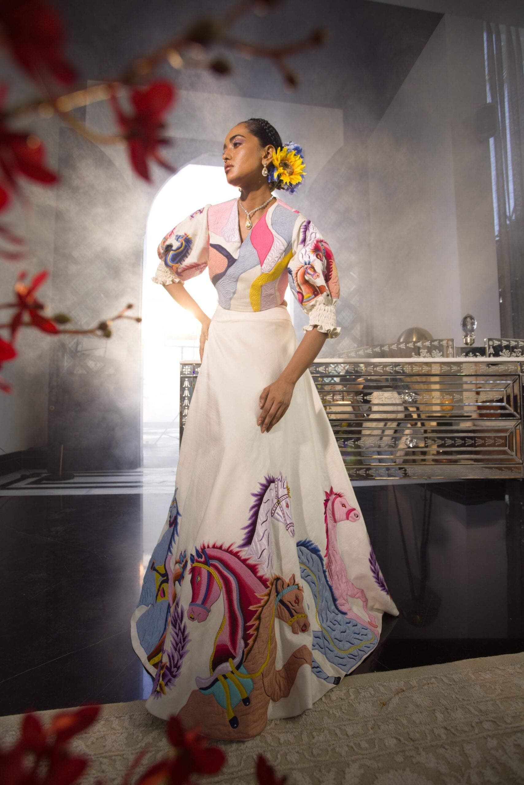 Horse Lehenga Set image 3