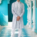 Grey Sherwani Set image 0